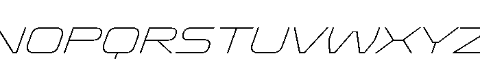 Oddity ExpThinIta 0818e810 Font UPPERCASE