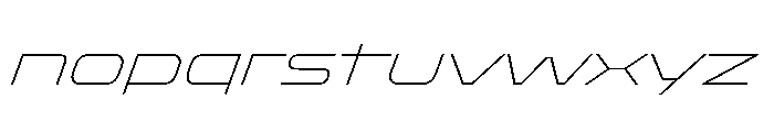 Oddity ExpThinIta 0818e810 Font LOWERCASE
