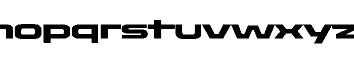 Oddity ExpandedExtraBold Font LOWERCASE