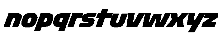 Oddity ExtraBlackItalic 5b78e6c9 Font LOWERCASE