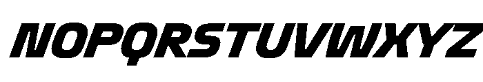 Oddity ExtraBoldItalic Font UPPERCASE