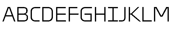 Oddity ExtraLight 116698dc Font UPPERCASE