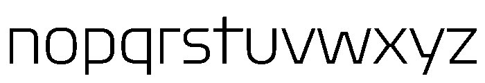 Oddity ExtraLight Font LOWERCASE