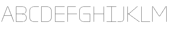 Oddity Hairline Font UPPERCASE