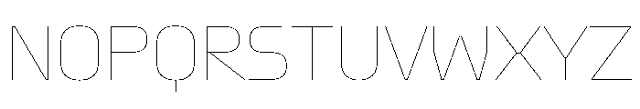 Oddity Hairline Font UPPERCASE