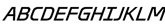 Oddity Italic Font UPPERCASE