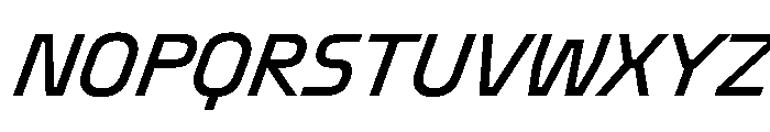 Oddity Italic Font UPPERCASE