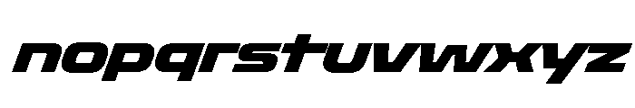 Oddity SemExpBlackIta Font LOWERCASE