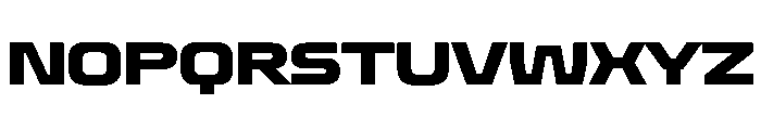 Oddity SemExpExtBd Font UPPERCASE