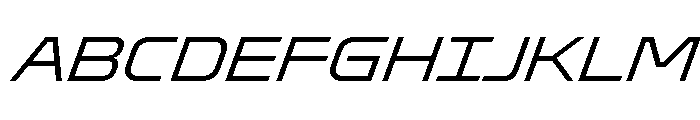 Oddity SemExpLightIta Font UPPERCASE