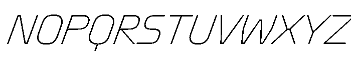 Oddity ThinItalic 66140bbe Font UPPERCASE
