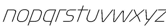 Oddity ThinItalic 66140bbe Font LOWERCASE