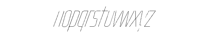 Oddity UCnHairlineIt 3360f967 Font LOWERCASE