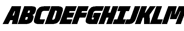 Oddity UCnXBlkIt Font UPPERCASE