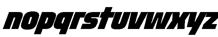 Oddity UCnXBlkIt Font LOWERCASE