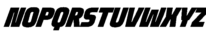 Oddity UltraCondBlackIta Font UPPERCASE