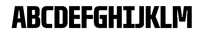 Oddity UltraCondBold Font UPPERCASE