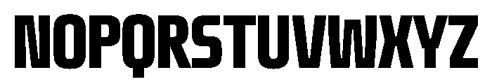 Oddity UltraCondBold Font UPPERCASE