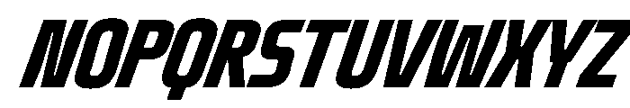 Oddity UltraCondBoldIta Font UPPERCASE