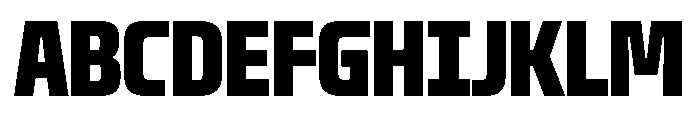 Oddity UltraCondExtBd Font UPPERCASE
