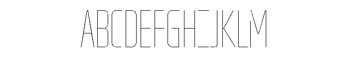 Oddity UltraCondHairline Font UPPERCASE
