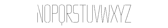 Oddity UltraCondHairline Font UPPERCASE