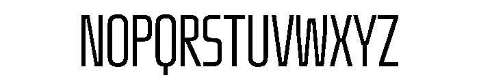 Oddity UltraCondLight Font UPPERCASE