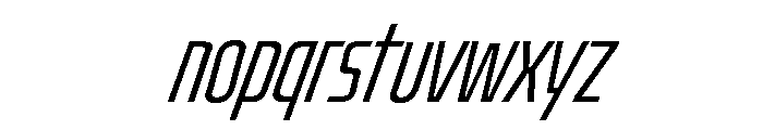 Oddity UltraCondLightIta 336588c3 Font LOWERCASE