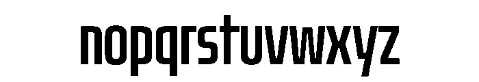 Oddity UltraCondMedium Font LOWERCASE