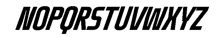 Oddity UltraCondSemBdIta 4096b13c Font UPPERCASE