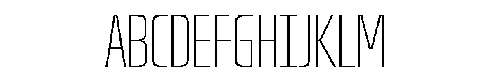 Oddity UltraCondThin 6d043587 Font UPPERCASE