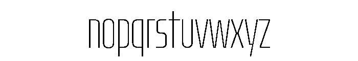 Oddity UltraCondThin 6d043587 Font LOWERCASE