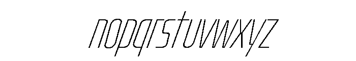 Oddity UltraCondThinIta E2e367ee Font LOWERCASE