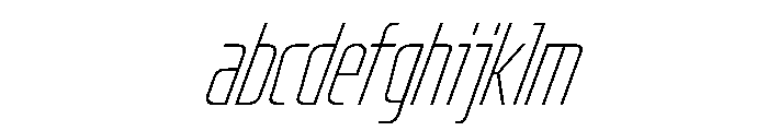 Oddity UltraCondThinIta FONT