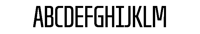 Oddity UltraCondensed Font UPPERCASE