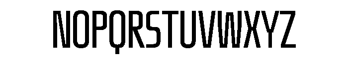 Oddity UltraCondensed Font UPPERCASE