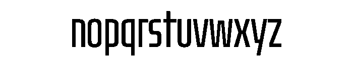 Oddity UltraCondensed Font LOWERCASE