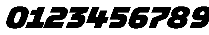 OddityVAR BlackItalic Instance Font OTHER CHARS