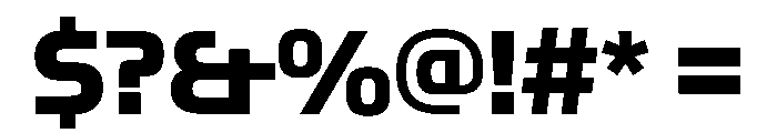 OddityVAR Bold Instance Font OTHER CHARS