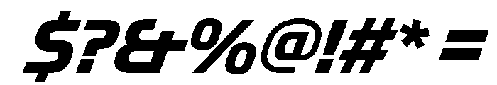 OddityVAR BoldItalic Instance Font OTHER CHARS