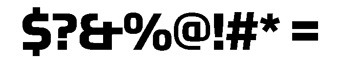 OddityVAR CondensedBold Instance Font OTHER CHARS