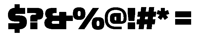 OddityVAR CondensedExtraBlack Instance Font OTHER CHARS
