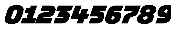 OddityVAR CondensedExtraBlackItalic Instance Font OTHER CHARS