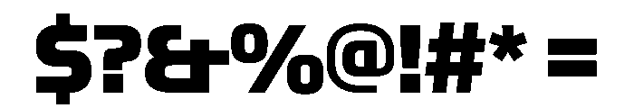 OddityVAR CondensedExtraBold Instance Font OTHER CHARS