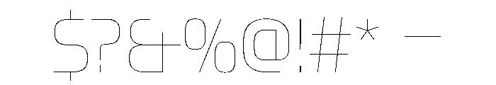 OddityVAR CondensedHairline Instance Font OTHER CHARS