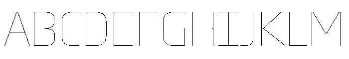 OddityVAR CondensedHairline Instance Font UPPERCASE