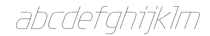 OddityVAR CondensedHairlineItalic Instance FONT