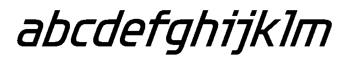OddityVAR CondensedItalic Instance FONT