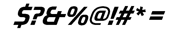 OddityVAR CondensedSemiBoldItalic Instance Font OTHER CHARS
