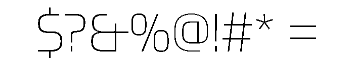 OddityVAR CondensedThin Instance Font OTHER CHARS